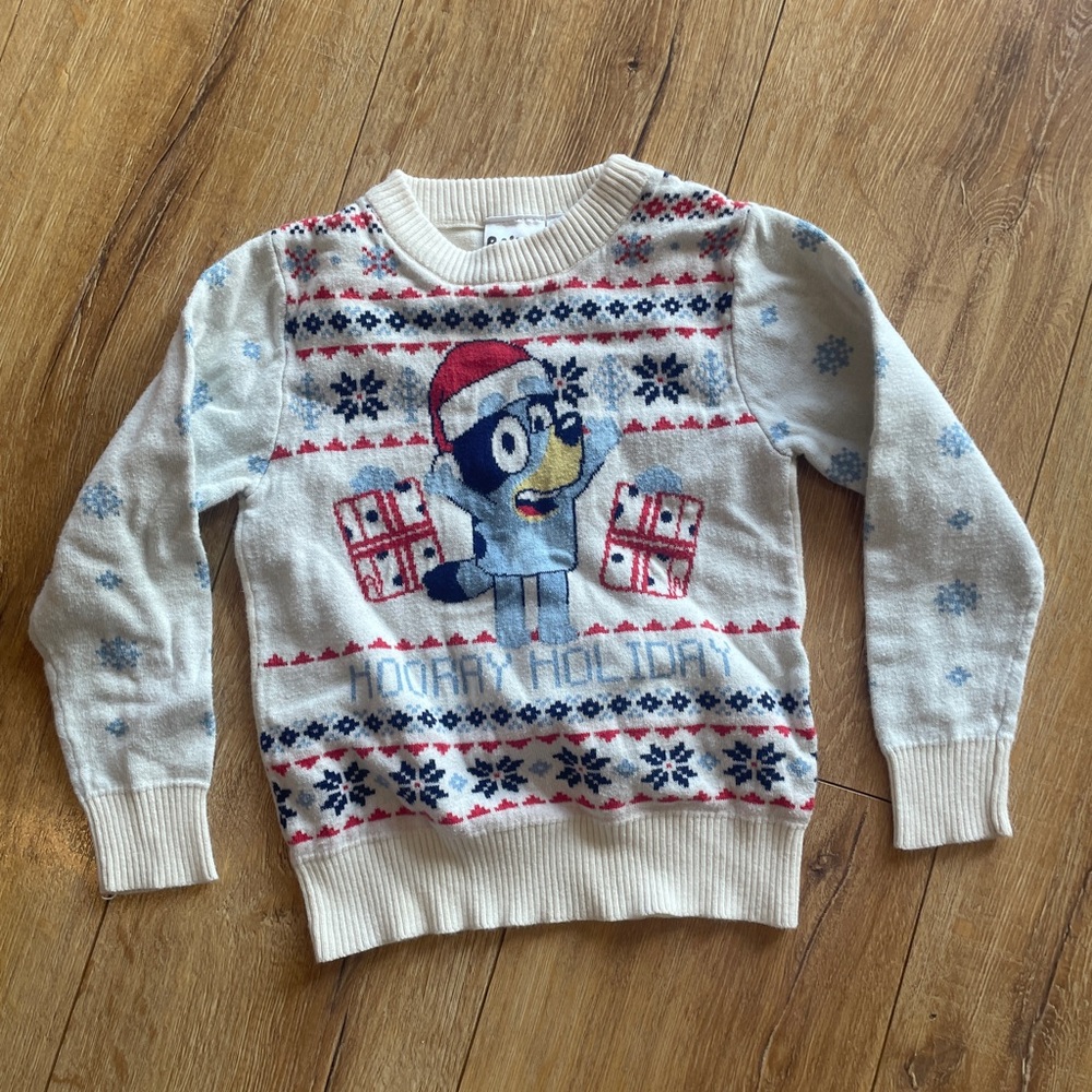 3T / Bluey Christmas sweater